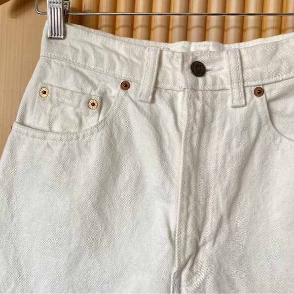 Vintage levis straight leg jeans white - Picture 6 of 10